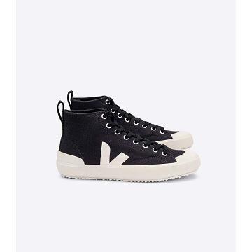 Women's Veja NOVA HT CANVAS High Tops Black | ZA 352NWY